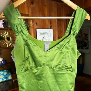 Y2K green cami 💚